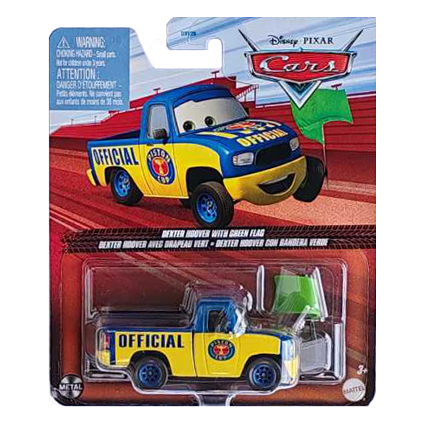 Dexter Hoover With Green Flag - Disney Pixar Cars autić